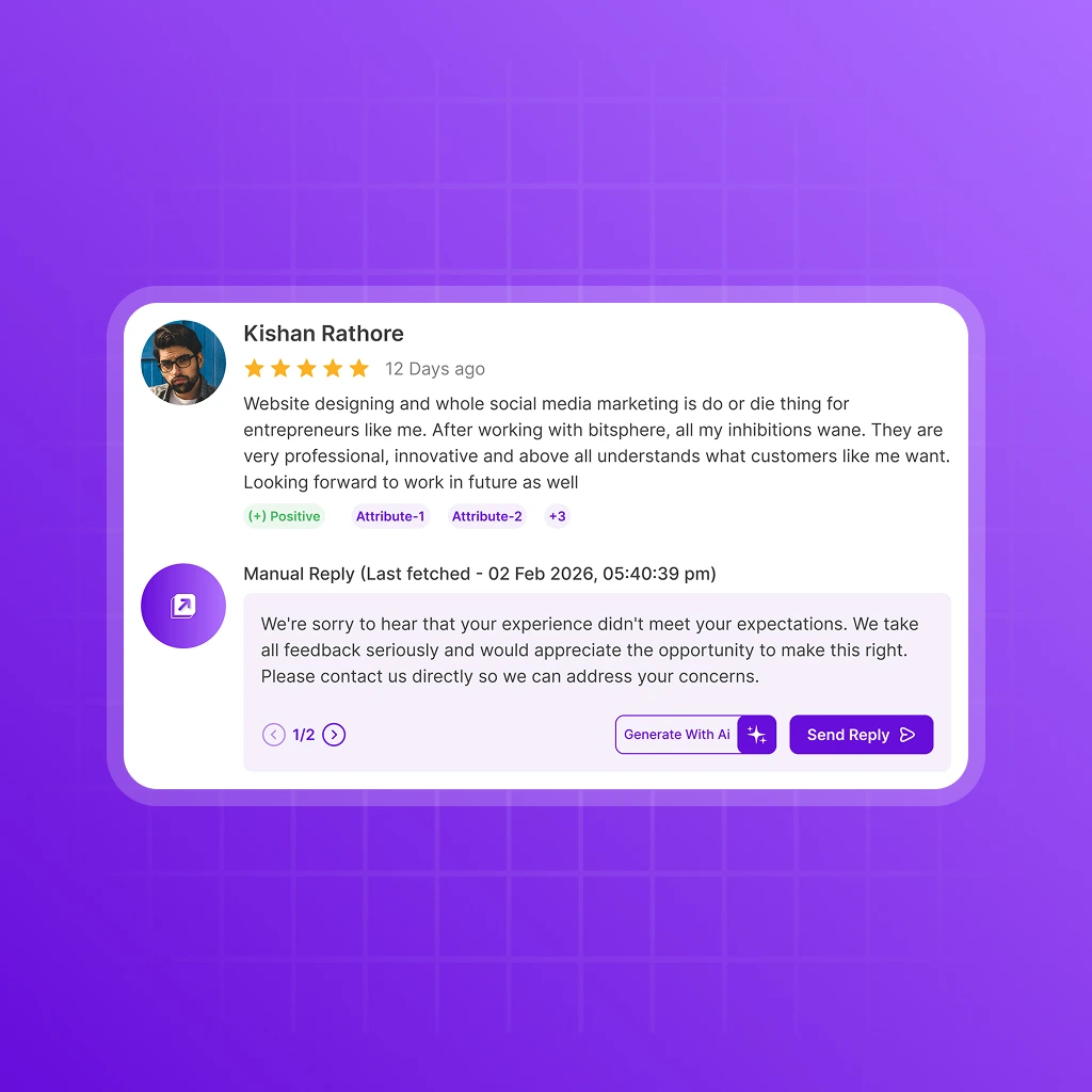 Revplies AI automatically replying to Google reviews to keep business profile active